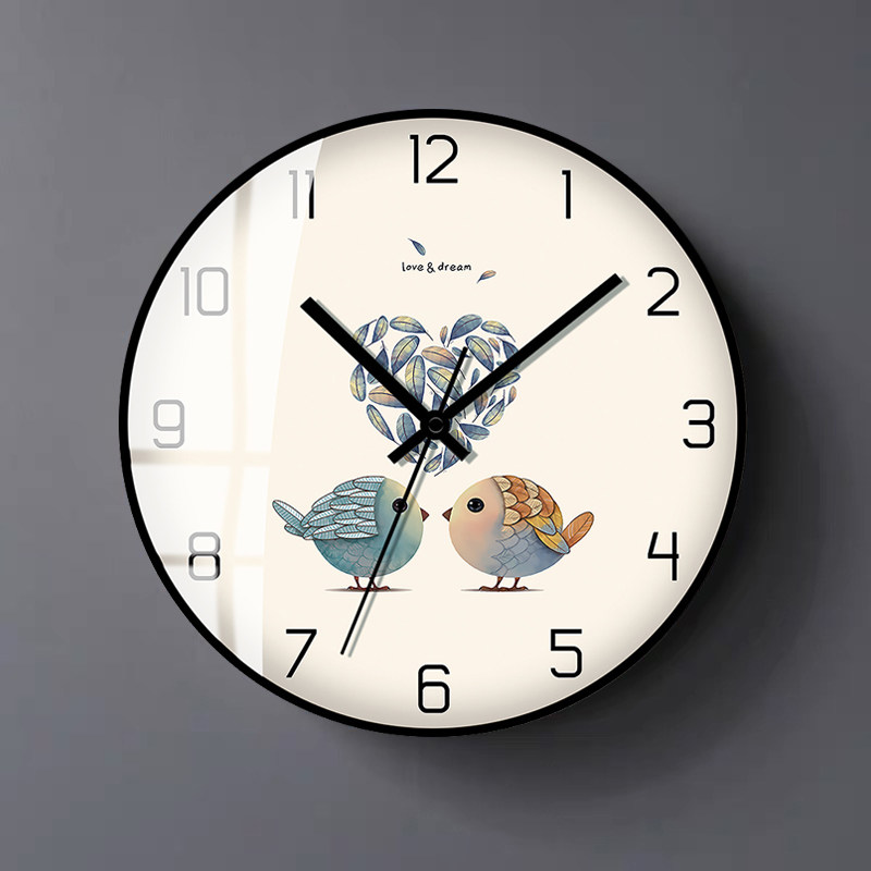 轻奢北欧客厅装饰简约大气家用时尚创意个性艺术静音石英钟表挂钟