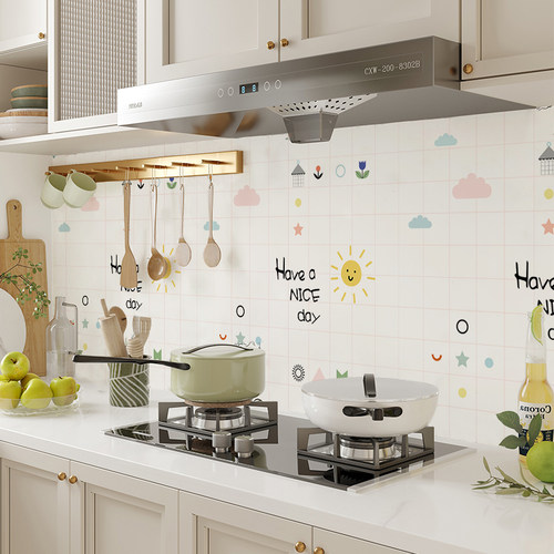 厨房防油污贴纸防火耐高温