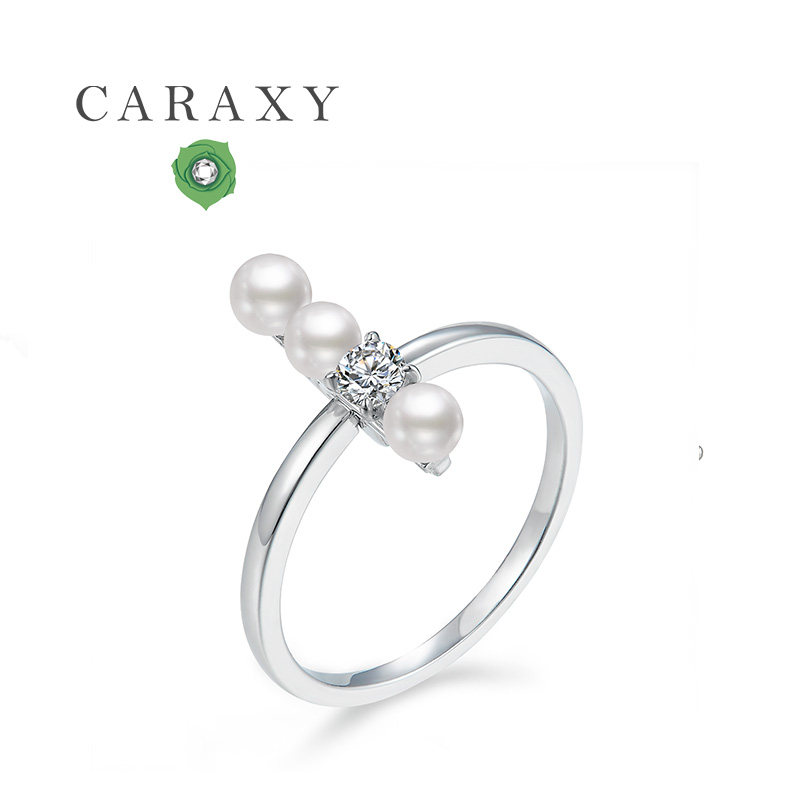 Keri Xi[Synthesis/Cultivation] 9k Set Pearl Diamond ring laboratory Synthesis Diamonds quality goodsin the Jewelry/Diamond/Jade/Gold , Artificial gems/Processing gems, Synthesis(Handle)Diamond hand ornaments category - from Buy2taobao.com to provide professional Taobao agent buy service