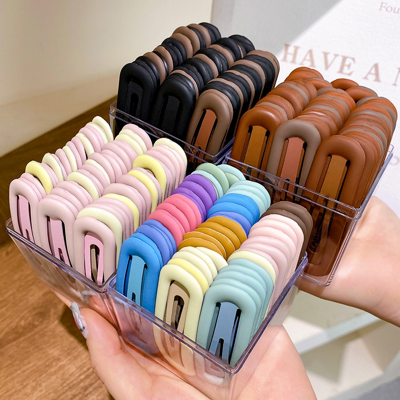 糖果色发夹新款高端刘海碎发发卡