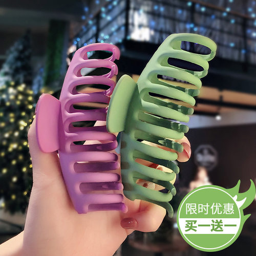 简约气质抓夹鲨鱼夹女