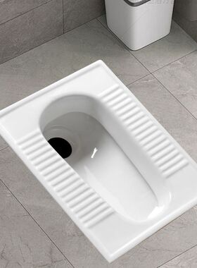 家用小户型小空间商铺蹲便器蹲坑陶瓷农村改造公共厕所移动蹲厕池