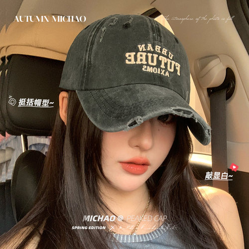 春夏季韩版鸭舌帽复古棒球帽男女
