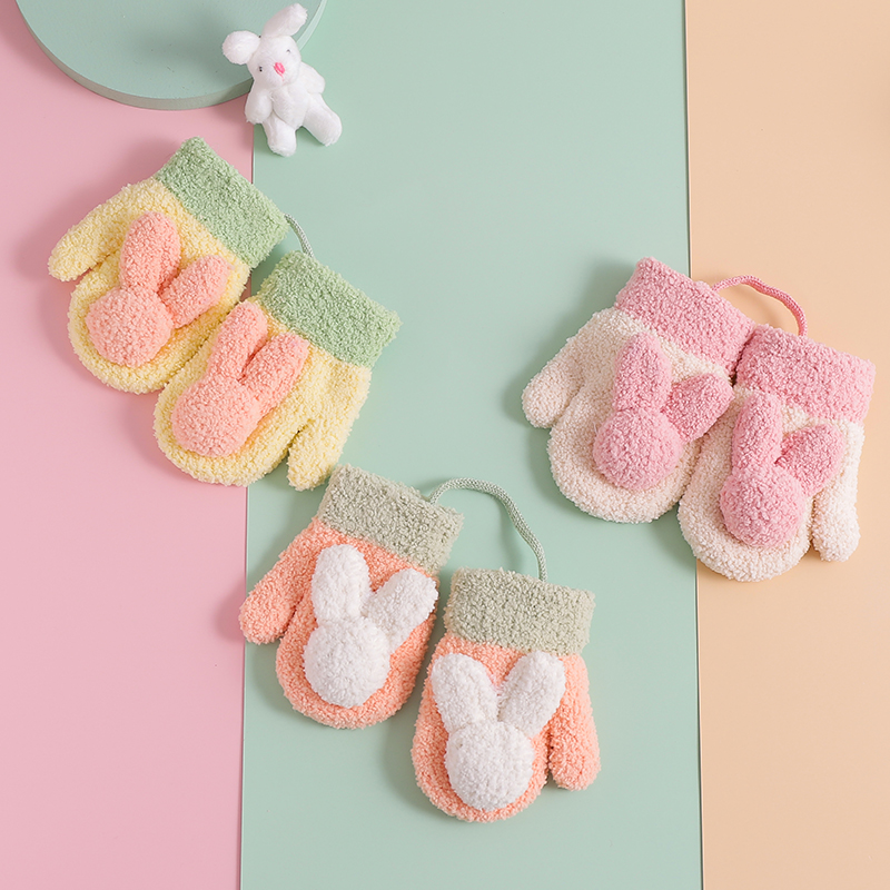 冬季儿童手套保暖防寒男女童