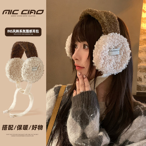 秋冬季保暖防寒防风发带耳罩女