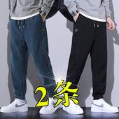 束脚裤 重磅卫裤 运动裤 子男秋冬季 男加绒加厚休闲男裤 2025春秋新款