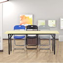 折叠培训桌会议桌长条学习桌办公桌活动桌电脑桌子职员桌