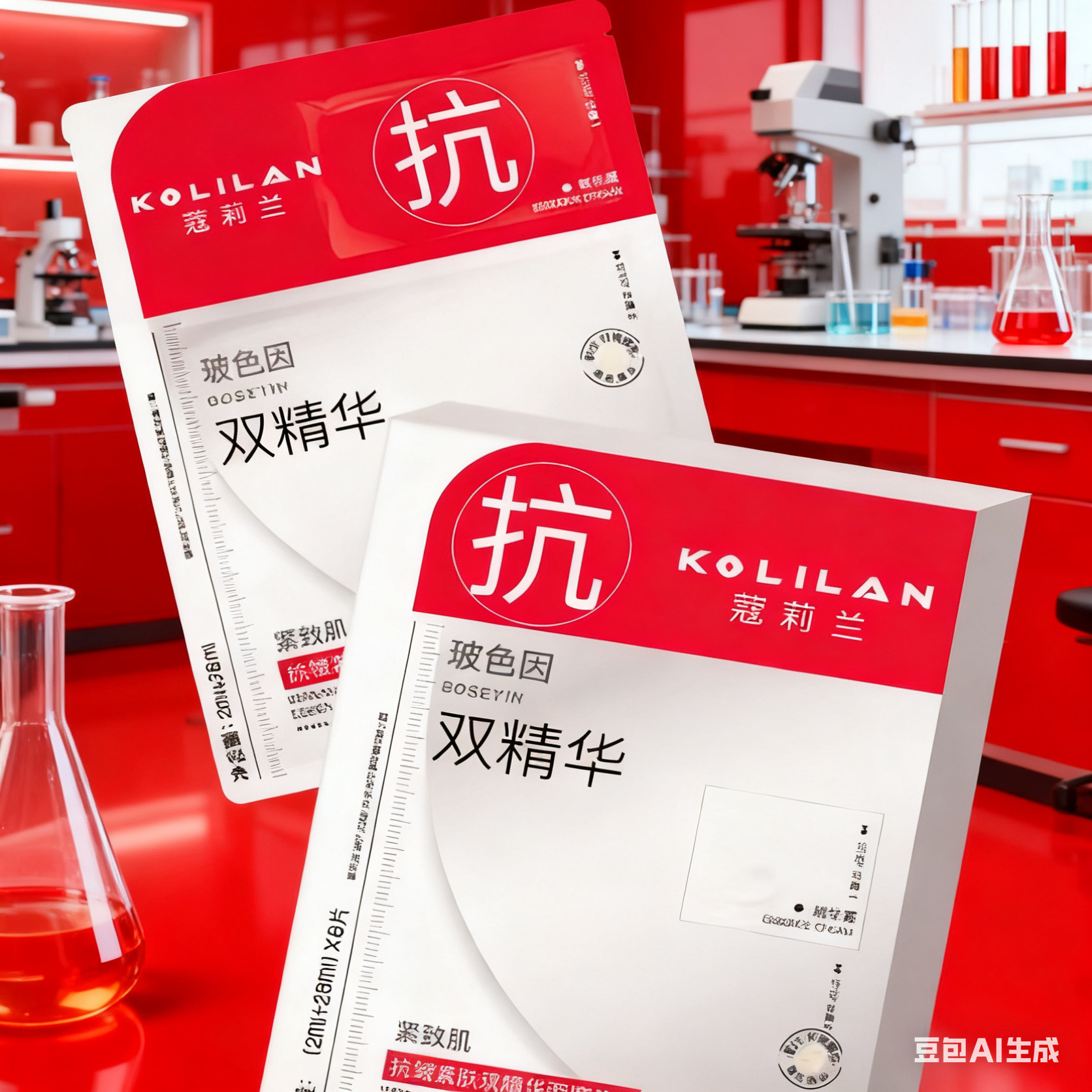 蔻莉兰双精华面膜抗皱紧致补水保湿蔻莉兰双精华面膜双效官方正品