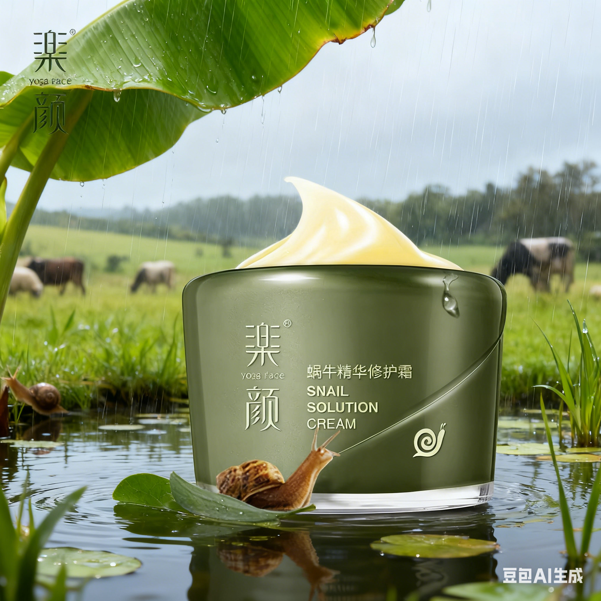 蜗牛精华修护霜保湿滋润面霜