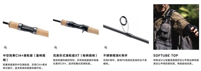 TROUTONENS马口竿禧玛诺