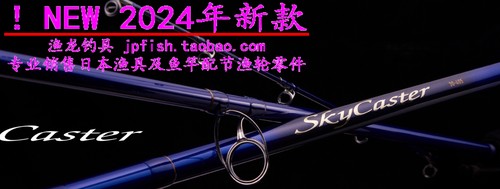 24新款日本 Daiwa 达亿瓦 SKY CASTER 35-405 振出远投裸竿