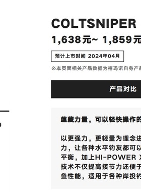 24款 shimano COLTSNIPER SS S96MH S106MH S100M 直柄岸投路亚竿