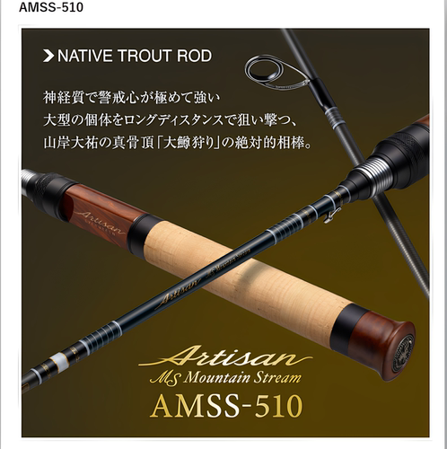25款Evergreen AMSS-510  AMSC-410 AMSS-52 便携式3节微物路亚竿