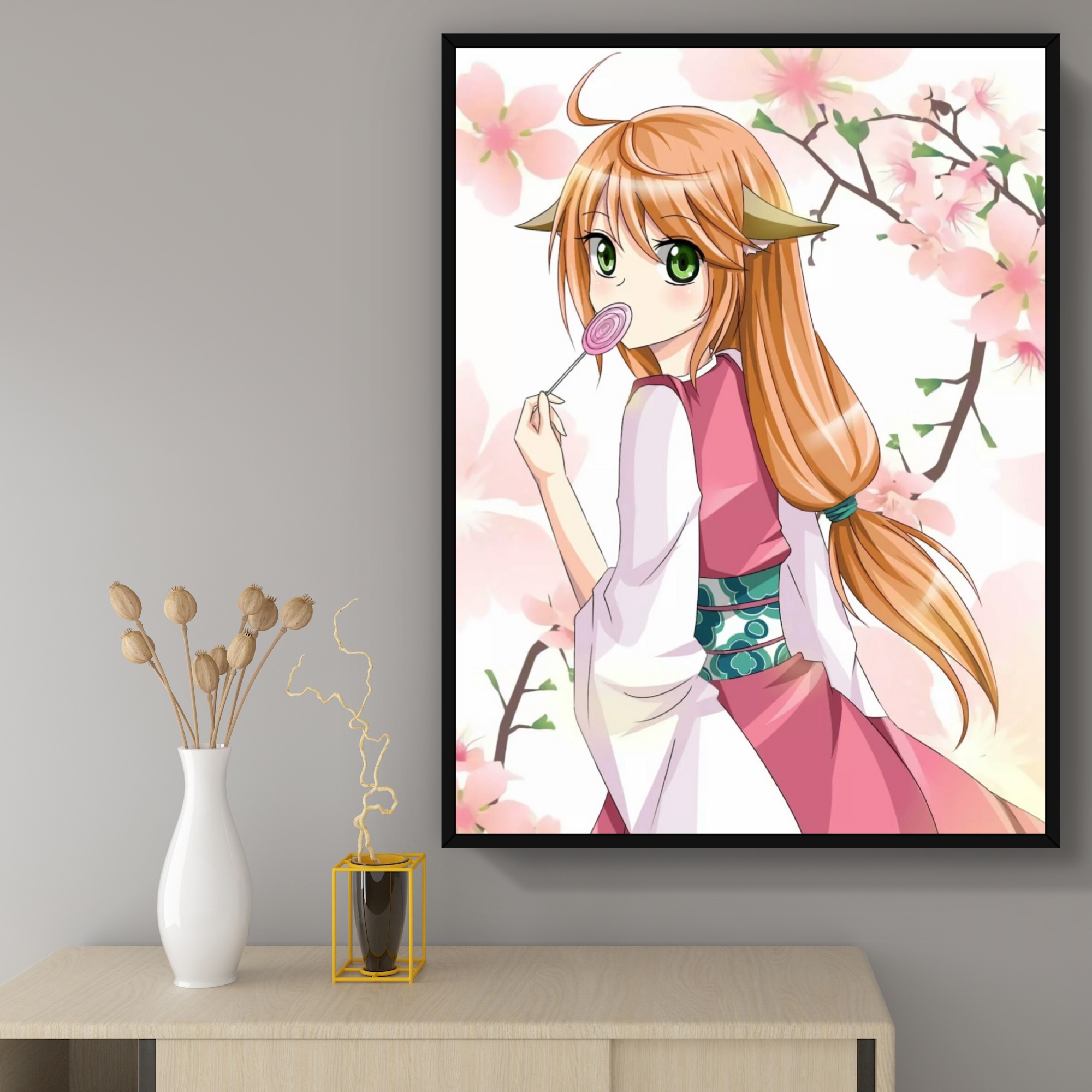 狐妖小红娘 数字油画零基础手工diy填色动漫人物定制