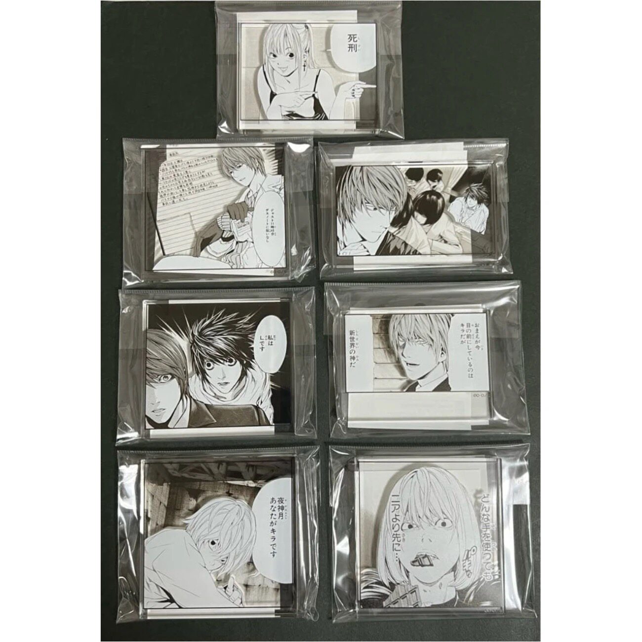 【原袋】日谷死亡笔记原画展系列亚克力砖L月梅洛弥海砂周边谷子