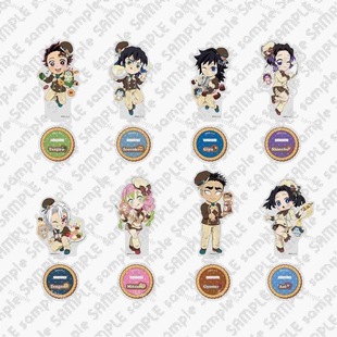 【现货】日谷鬼灭之刃情人节限定系列立牌富冈义勇蜜璃蝴蝶忍周边