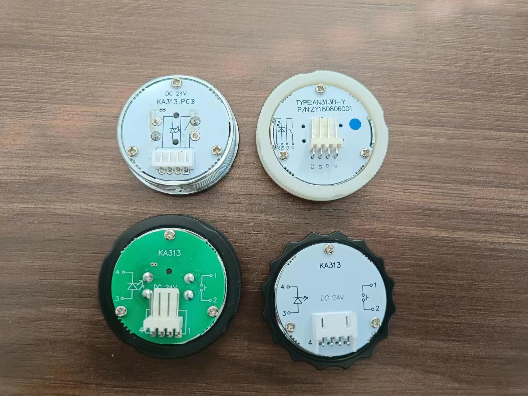 全新电梯按钮KA313轿厢外呼圆形按钮313PCB开孔尺寸37.5德奥配件