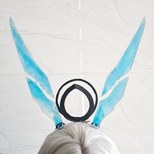 王者荣耀cos服公孙离 记忆之芯cosplay发饰头饰头角道具装饰肩饰