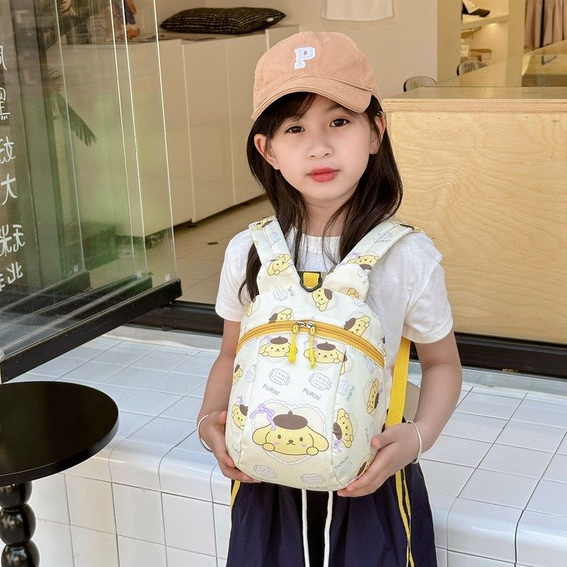 防走失小孩背包迷你宝宝可爱小书包零食带牵引绳胸前扣幼童双肩包