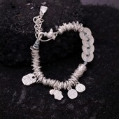 包邮 2025年五帝钱盘缠手链平安喜乐手串新中式 国风礼物送女友