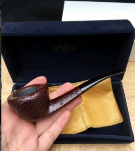 沙芬老一点金3mm抽V神器石楠木手工烟斗 意大利原装 全新SAVINELLI