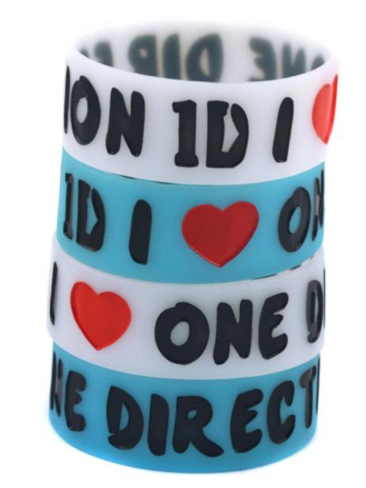 Glow-in-Dark 'I Love 1D' Bracelet - Relive One Direction Memories! - Product image 5