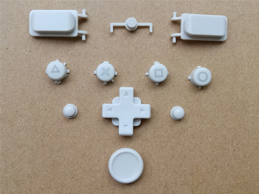 Game Kiddy GKD350H小屁孩游戏机、掌机专用按键整套（白色）