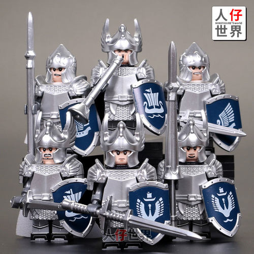 科睿刚铎天鹅骑士团益智拼插魔戒