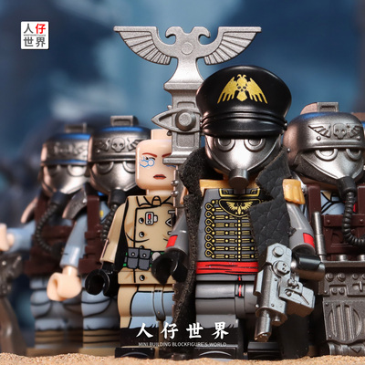 战锤40K克里格兵团积木人仔玩具