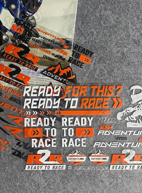 适用KTM DUKE 250/390/790/890立体UV贴纸改装车身贴花拉花配件
