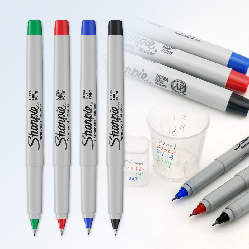 三福锐意马克笔极细sharpie37001油性0.5MM工业无尘实验室记号笔_虎窝淘