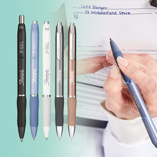 sharpie锐意学生商务按动中性笔
