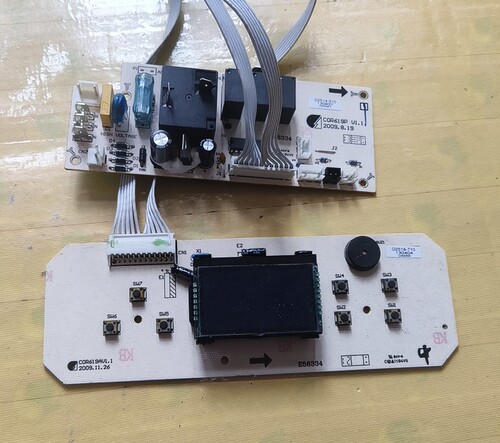 适用电器配件主板COR619P D2514-910显示板COR619AV1.1 D2518-710