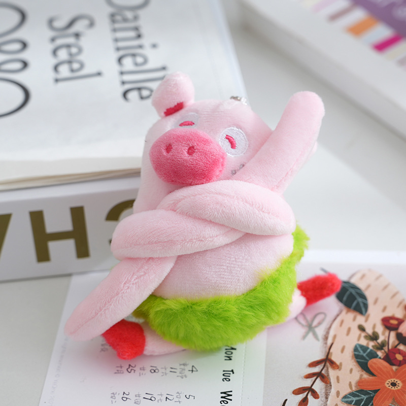 跳芭蕾舞系列毛绒玩具公仔挂件搞怪卡通小猪玩偶