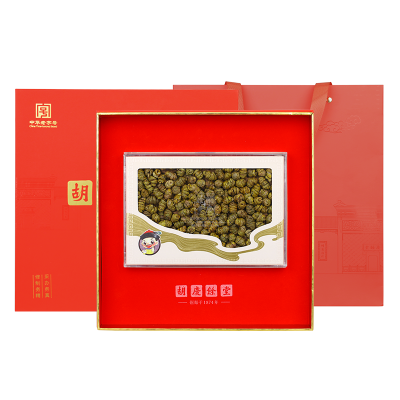 胡庆余堂参茸臻选浙铁皮枫斗铁皮石斛II级100克礼盒