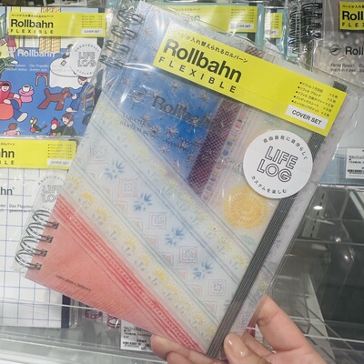 超难买花砖本 日本delfonics线圈本Rollbahn FLEXIBLE手帐2026年
