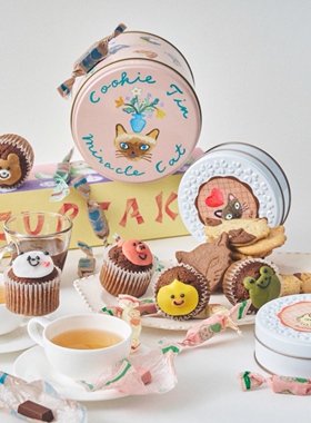 【猫日】猫咪手工制作饼干罐Cat 神之恶作剧日本Fairycake Fair