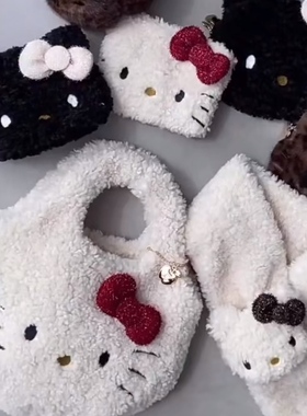 HelloKitty · Opaque.Clip 联名款kitty周边 围巾小包耳套链条包