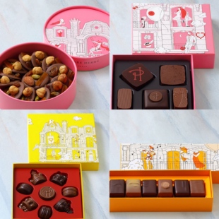 情人节巧克力 2026情人节日本 PARIS HERME 礼盒 PIERRE