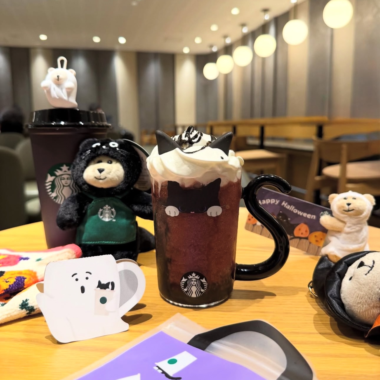 保单 日本星巴克2025年万圣节限定高级紫系列保温杯