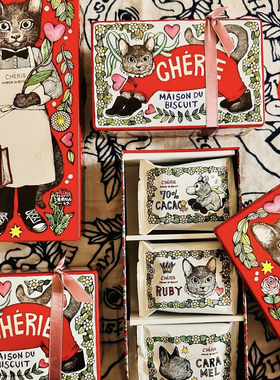 CHÉRIE日本插画家樋口裕子cherie合作款猫咪罐 京都