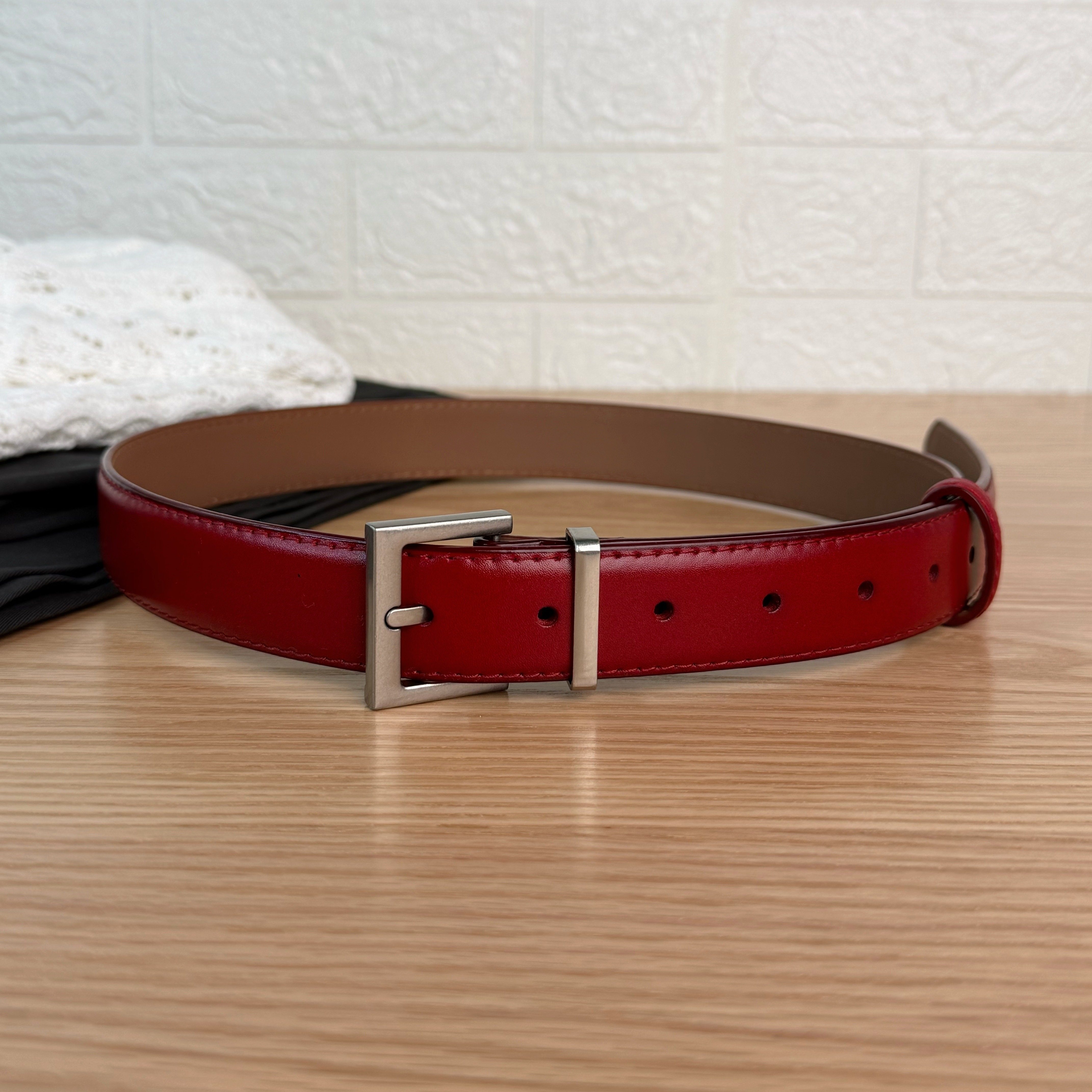 25秋冬新款法式简约高级感复古哑银扣腰带女二层牛皮皮带配低腰裤,服饰配件/皮带/帽子/围巾,腰带/皮带/腰链,淘宝优惠券,粉丝福利购,淘宝优惠卷