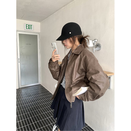 定制款~好版型气质单品羊毡帽女