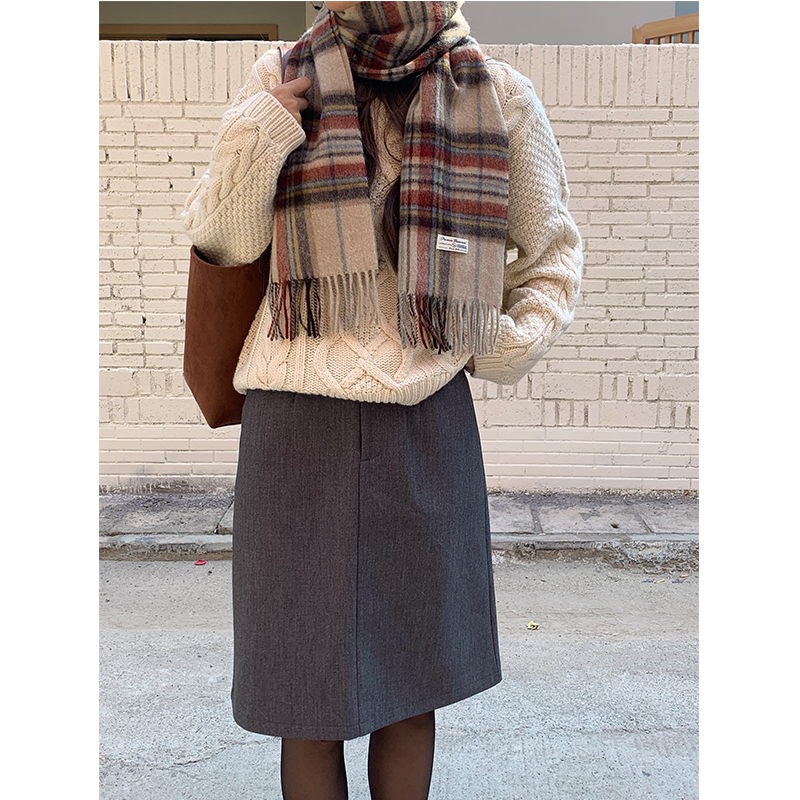 定制款~韩国蓝色纯羊毛围巾女冬季高级感针织流苏围脖百搭披肩ins,服饰配件/皮带/帽子/围巾,围巾/丝巾/披肩,淘宝优惠券,粉丝福利购,淘宝优惠卷