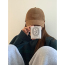 芝士商店 咖啡色棒球帽女秋冬显脸小百搭帽子宽帽檐休闲鸭舌帽ins