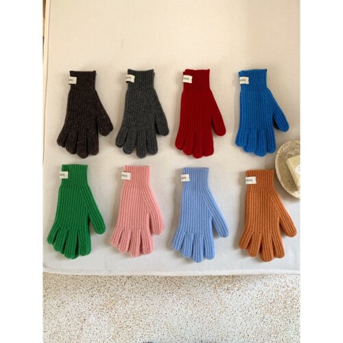 定制款~100美利奴羊毛可触屏手套