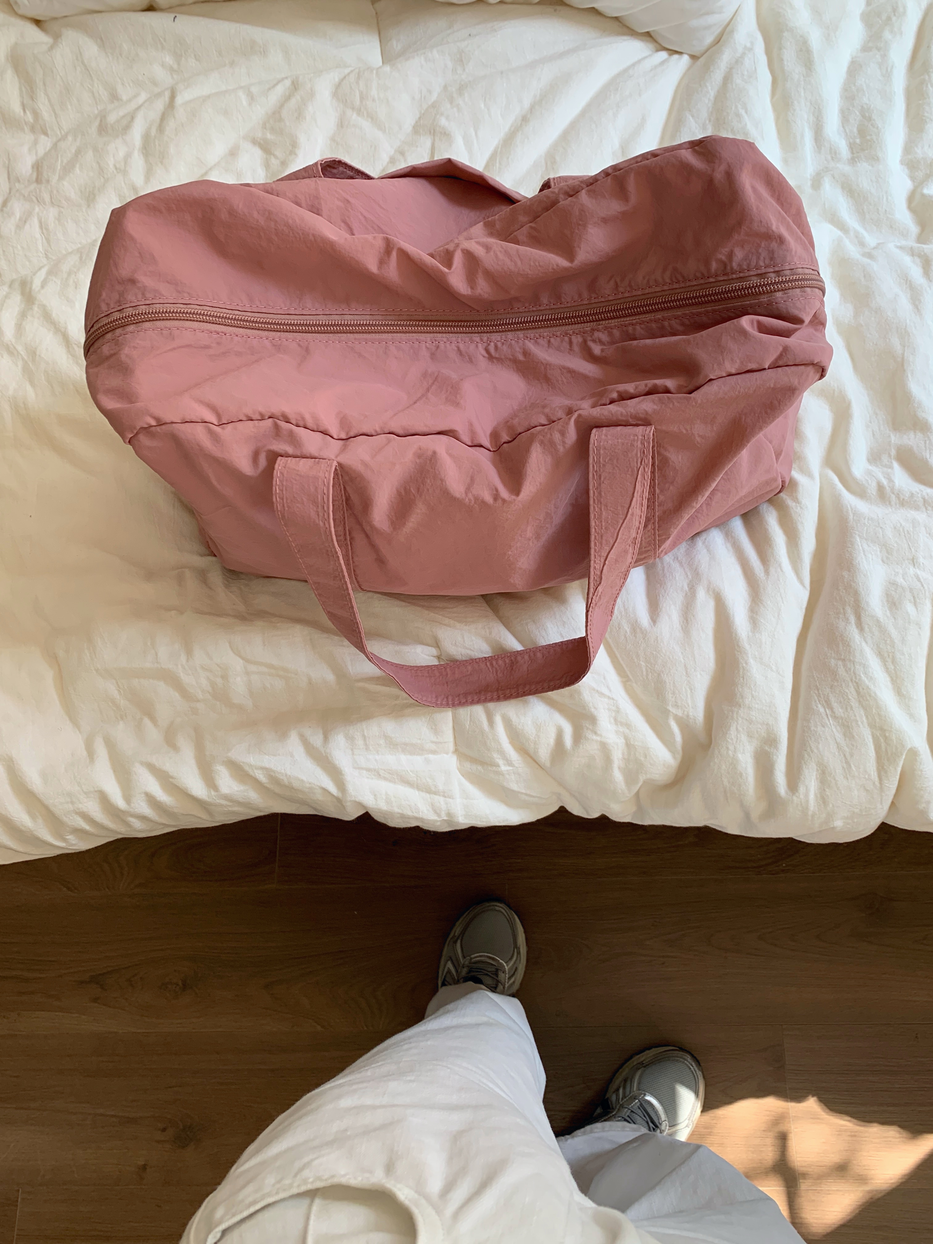 芝士商店大容量纯色手提单肩包包