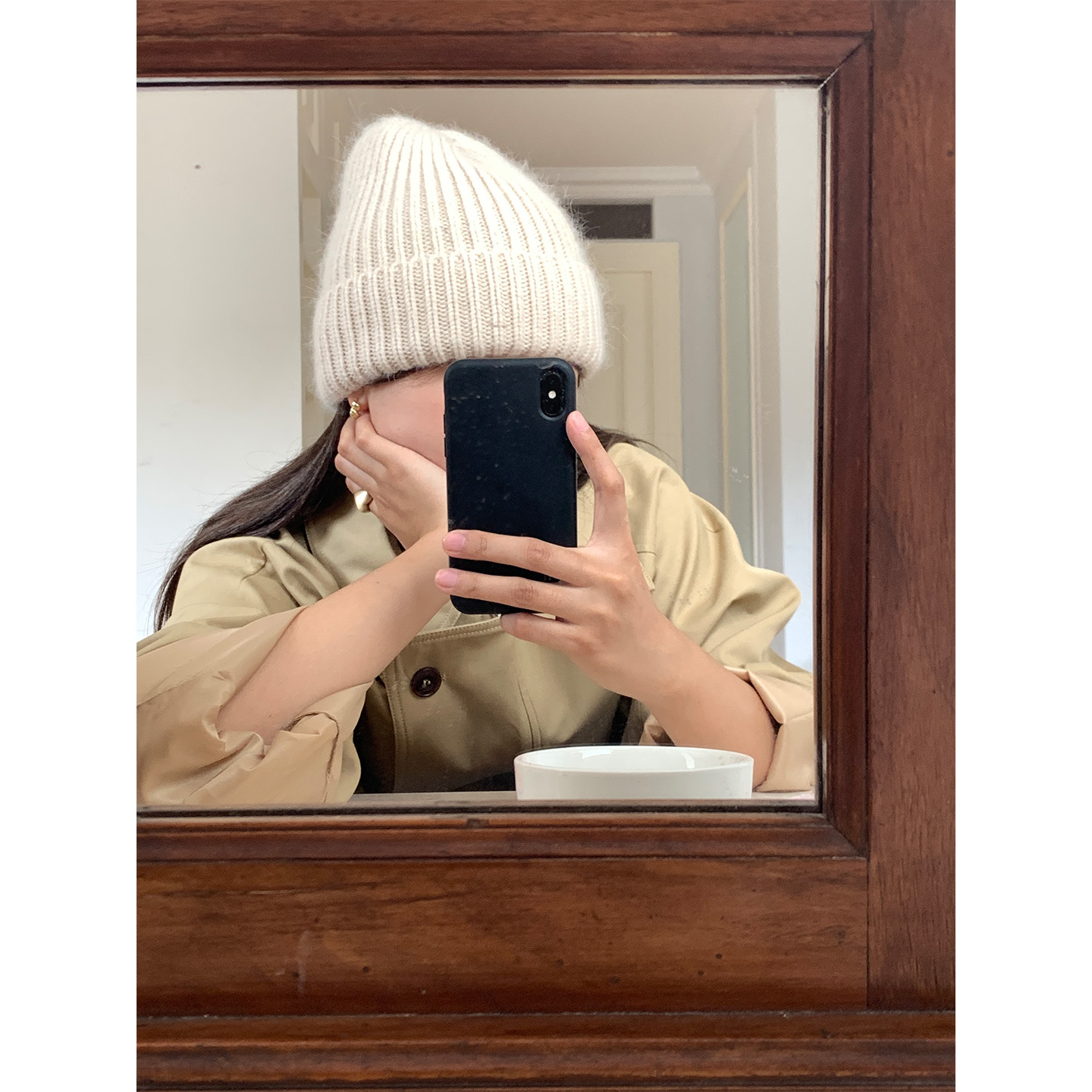 芝士商店温暖感经典搭配毛线帽