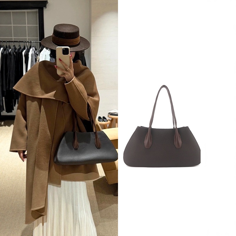 ElsaHosk同款row马鞍包Alger单肩腋下包极简风通勤托特包真皮包