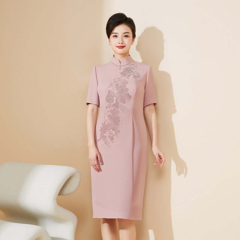 lucre妈妈婚宴礼服旗袍连衣裙